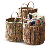 Seagrass Storage Baskets - Set of 3 thumbnail 1