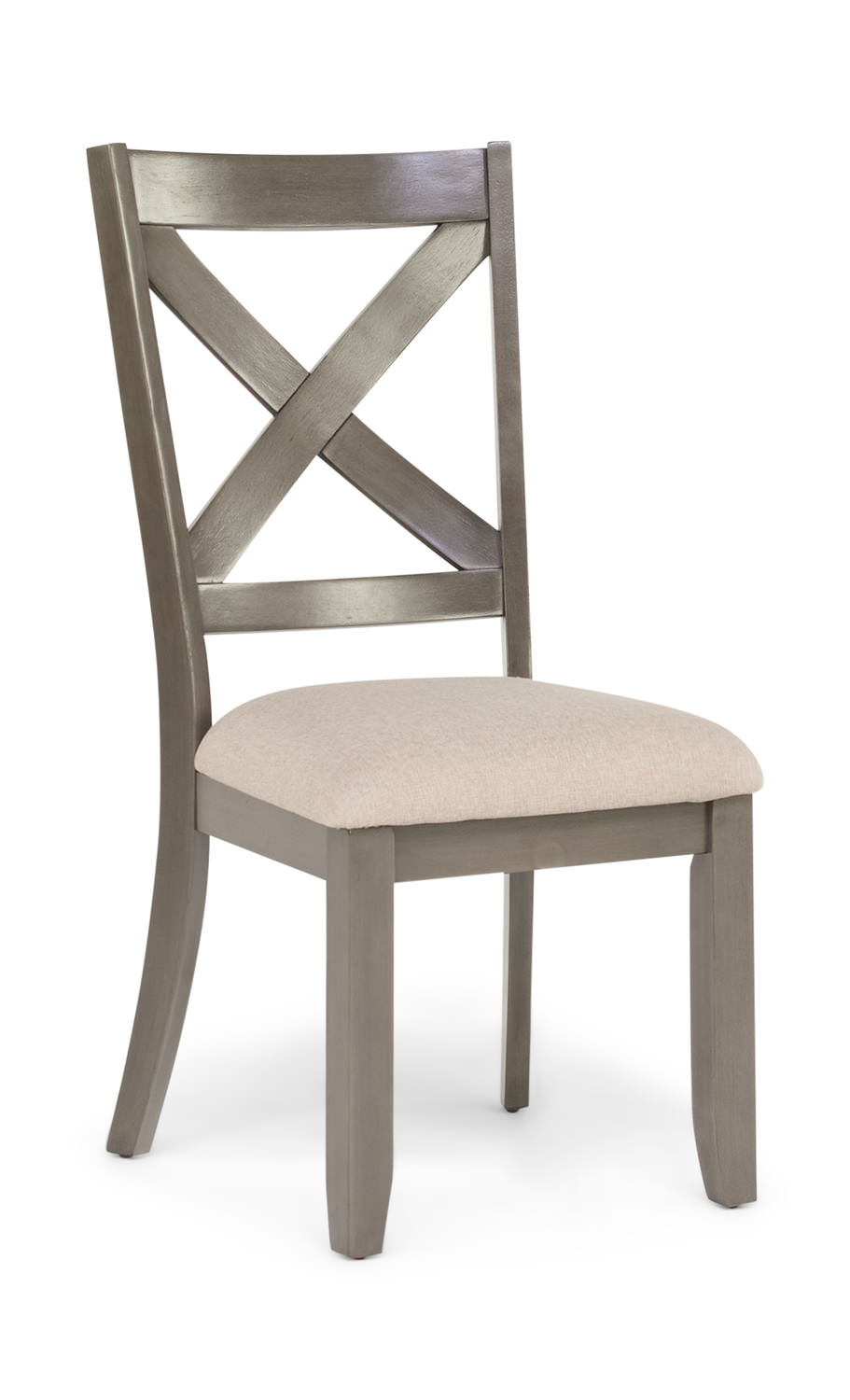 Omaha Grey X Back Dining Chair Hom Furniture