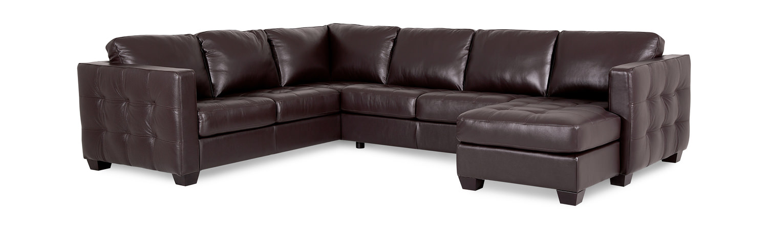 Barrett 3 Piece Leather Sectional Barrett 3 Piece Leather Sectional