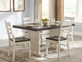 Carriage House Dining Table With 4 Chairs thumbnail 3