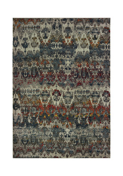 Mantra Grey/Fire Multi Area Rug