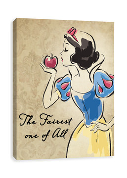 Snow White Floral Canvas Art