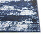 Panache Wave Blue Area Rug - 5′3″ X 7′6″ thumbnail 2