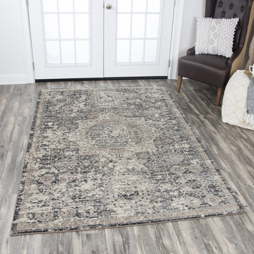 Panache Grey Area Rug - 5′3″ X 7′6″