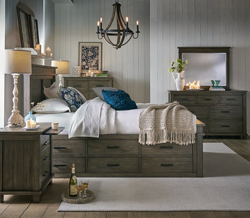 River Falls Queen Captains Bedroom Suite