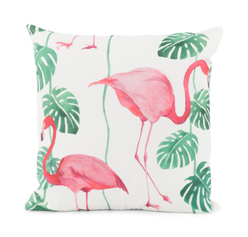 18″ Pink Flamingo Pillow