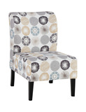 Fallon Accent Chair - Gray/Tan thumbnail 1