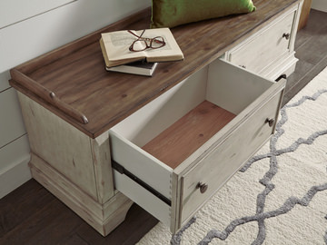 Morgan Storage Hall Bench