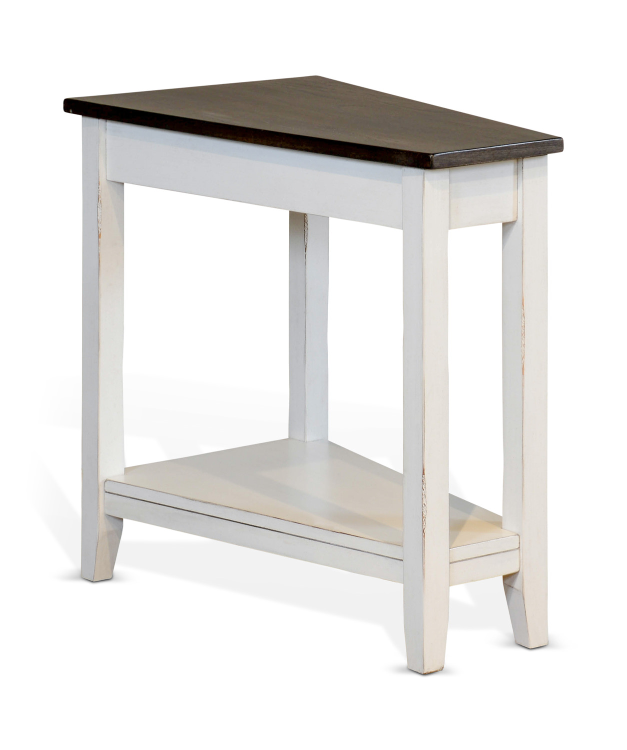 angled chair side table