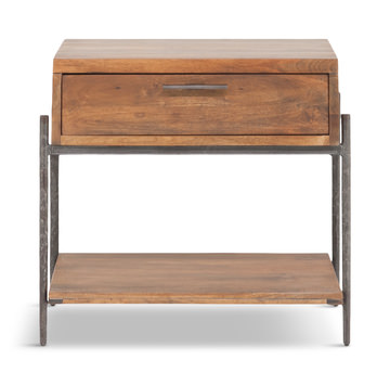 Parklane 1 Drawer Nightstand - Amber