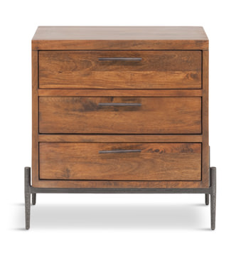 Parklane 3 Drawer Nightstand - Amber