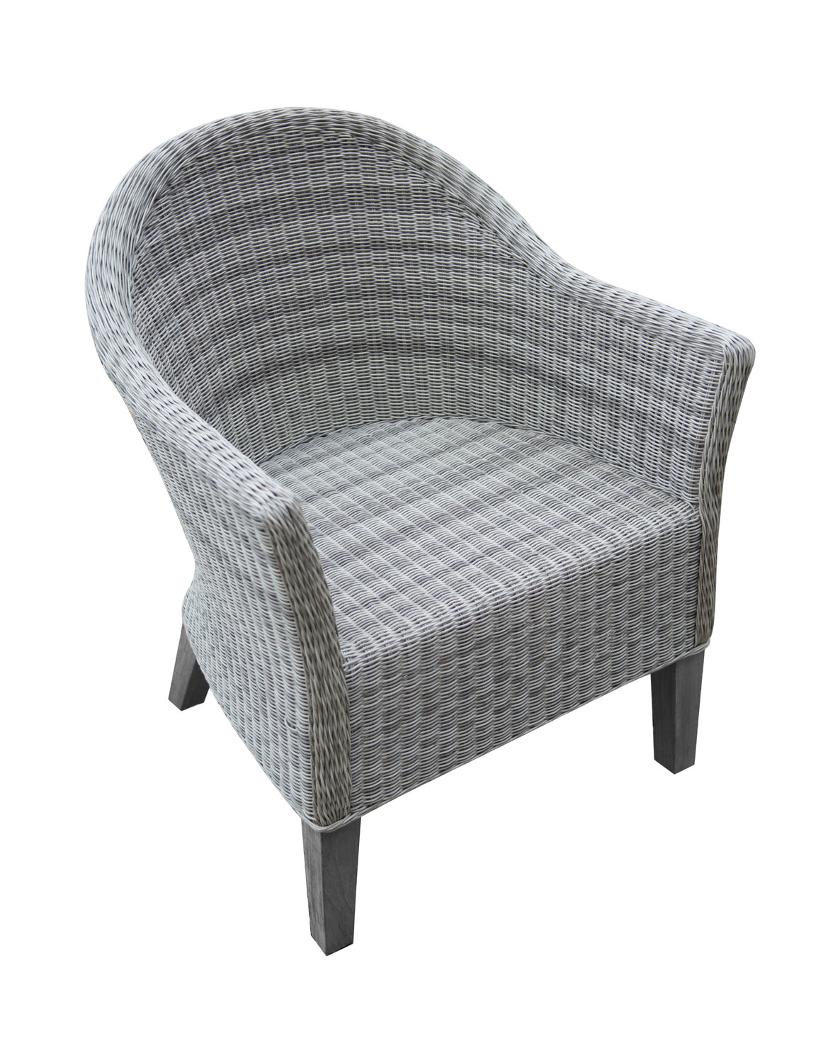 woven club chair