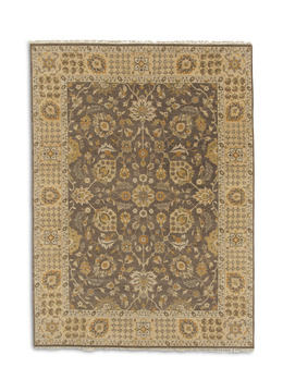 Hand Knotted Area Rug - 9′1″ X 12′0″