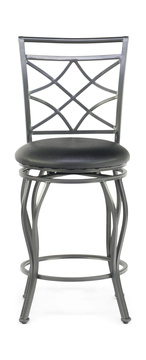 Gate Pewter Swivel Counter Stool