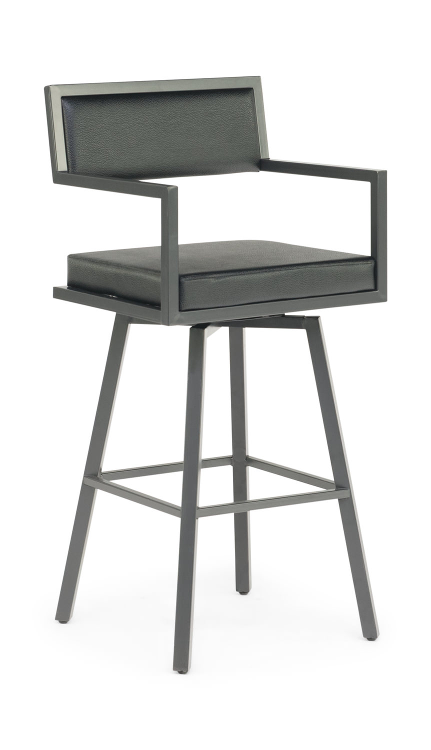 Ginger Pewter Swivel Stool by Thomas Cole HOM Furniture