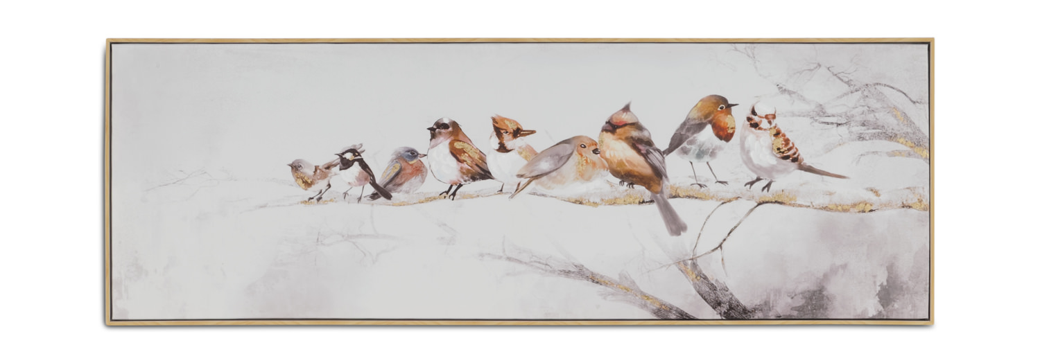 Birds On A Branch Canvas Art | HOM Furniture