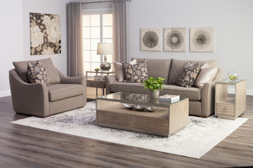 Generations Ivory/Grey Area Rug - 5′3″ X 7′7″