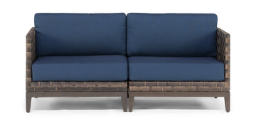 image Lennox Modular Wicker Settee