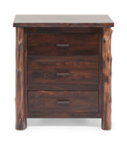 Modern Cedar 3 Drawer Nightstand thumbnail 3