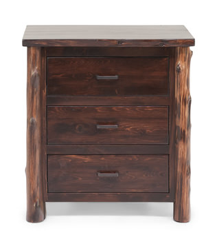 Modern Cedar 3 Drawer Nightstand
