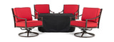 Summit 5 Piece Fire Table Set - Rectangle thumbnail 2