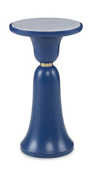 image Bell Blue Accent Table