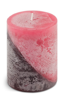 Red Cinnamon Apple Pillar Candle - Small
