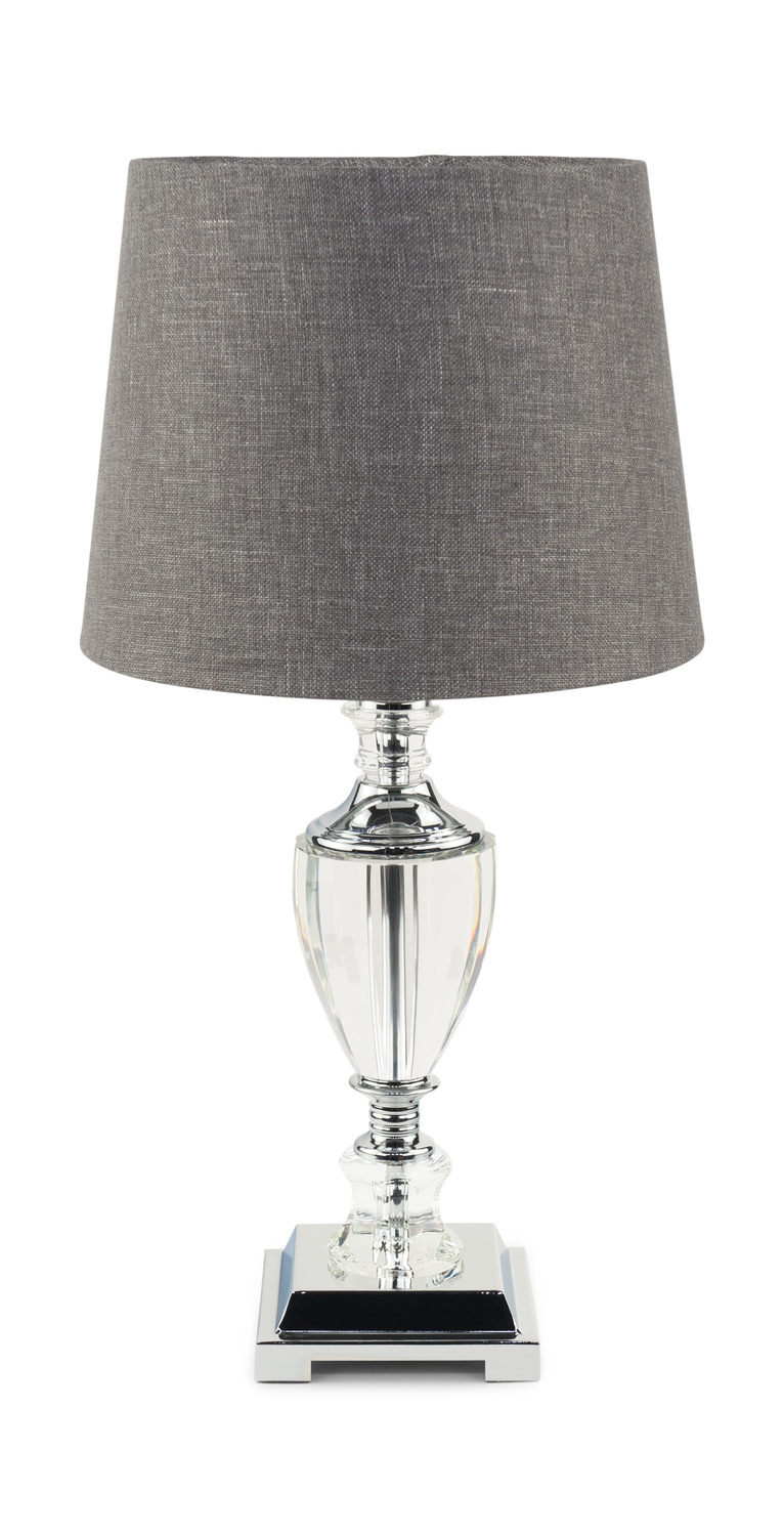 chrome table lamp base only