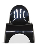 Angel’s Trumpet Patio Lounge Chair - Black thumbnail 2
