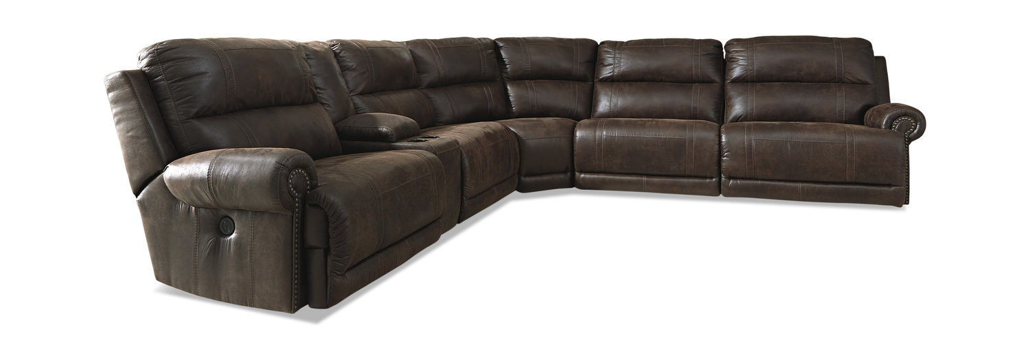 Placer 6 Piece Reclining Modular Sectional Dock86 Placer 6 Piece Reclining Modular