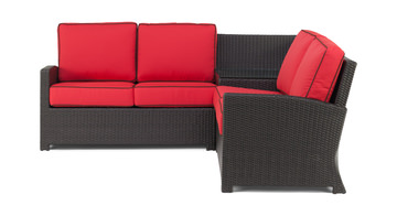 Metro 3 Piece Woven Sectional - Jacobean