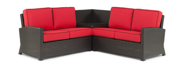 image Metro 3 Piece Woven Sectional - Jacobean