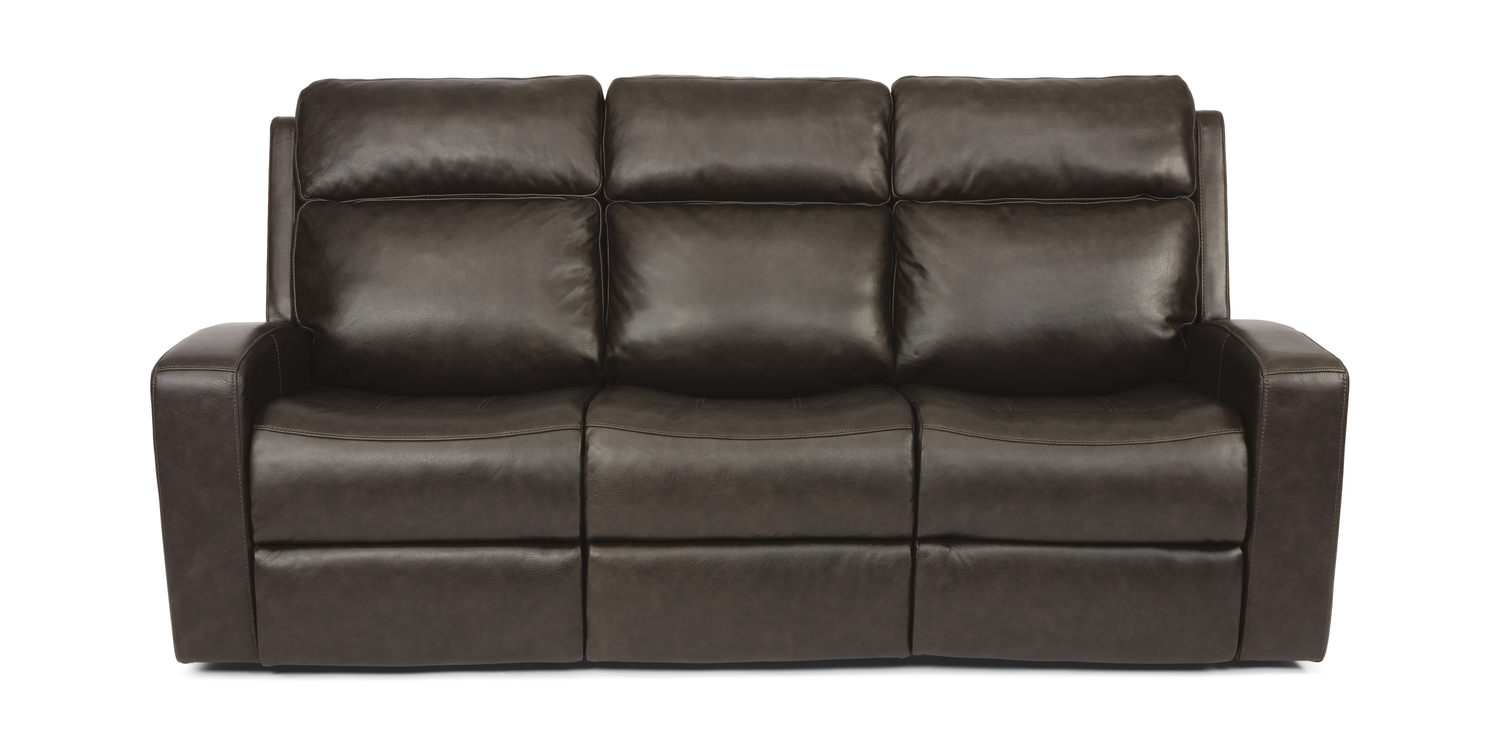 Carter Leather Dual Power Reclining Sofa