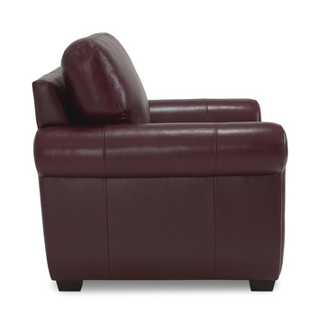 Anza Leather Chair - Garnet