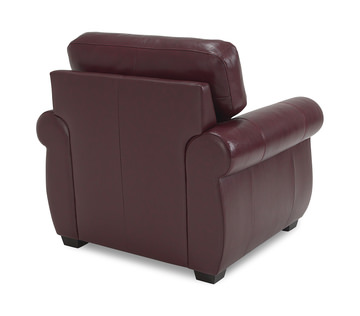 Anza Leather Chair - Garnet