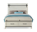 Urban Barn Queen Storage Bed - White thumbnail 2
