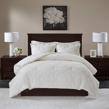 Arya Medallion Queen Comforter Set