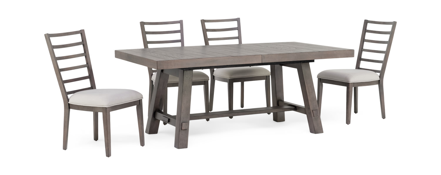 Modern Farmhouse Dining Table And 4 Chairs Hom Furniture