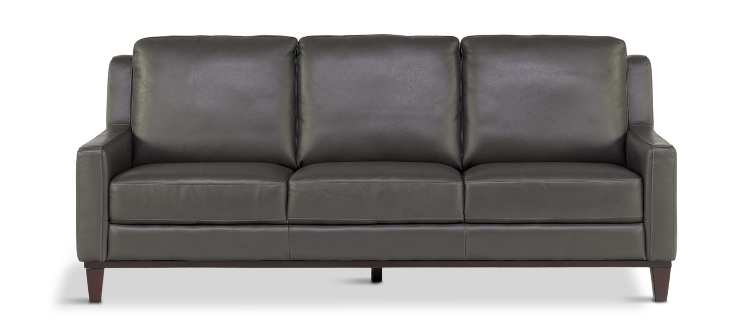Carson Leather Sofa By Thomas Cole Designs Hom Furniture