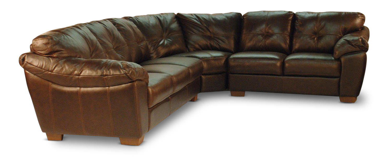 Phoenix 3 Piece Leather Sectional