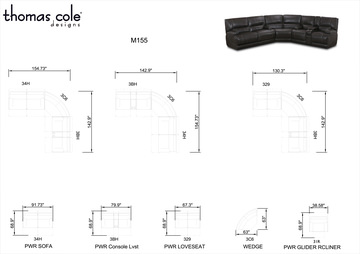 Valeur Leather Power Reclining Loveseat With Console