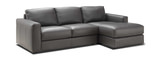 Roma 2 Piece Leather Modular Sectional thumbnail 1