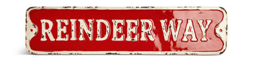Reindeer Way Sign