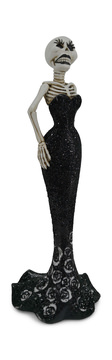 Skeleton With Black Dress