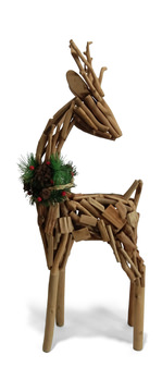 image Reindeer With Wreath