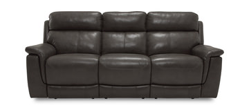 Rigel Leather Power Reclining Loveseat With | HOM Furniture