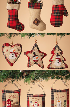 Assorted Soft Ornaments