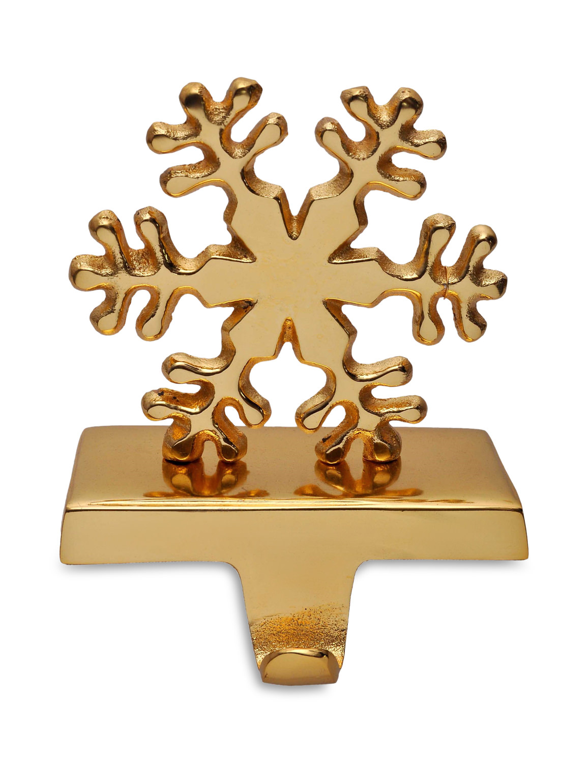 Reflective Snowflake Stocking Holder Hanger Hollywood Glam Style for sale online 