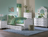 Chantilly Twin Bedroom Suite - White thumbnail 1