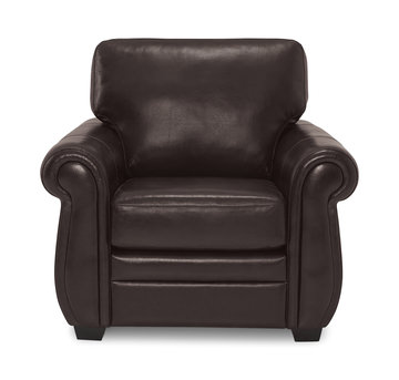 Anza Leather Chair - Walnut